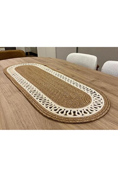 JÜTEX HOME Iuta, paie, fata de masa decorativa, runner 30x80 cm, american ser...