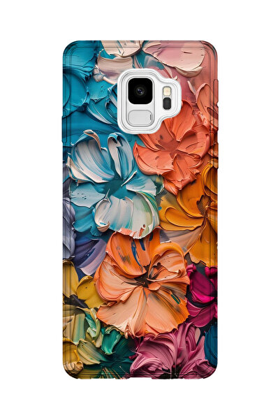 lelia حافظة هاتف شفافة مطبوعة متوافقة مع هاتف سامسونج جالاكسي S9 |   مجموعة: ...