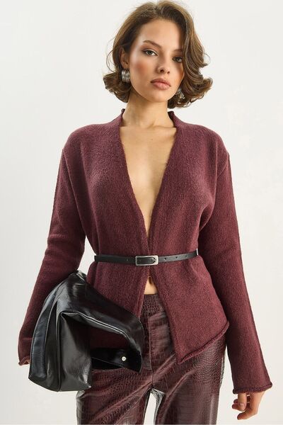 Hiccup LUCCI Belt Detailed Cardigan