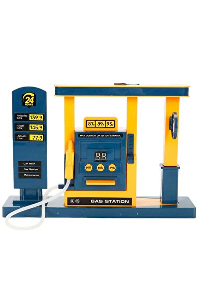 BYCEGU RC ARABA BENZİN İSTASYONLU DUMAN PÜSK 2 4GHZ SES IŞIK