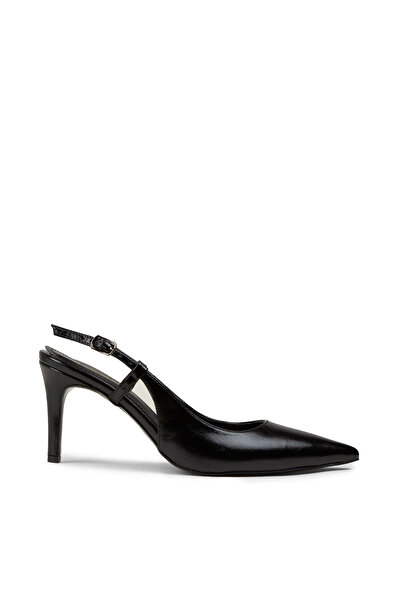 Deery Women's Black Slingback Stiletto