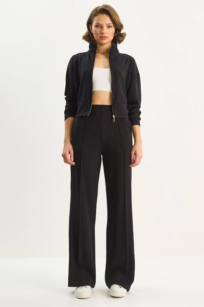 Hiccup LUCCI pherdo zip sweatshirt thaj pantalone duj kotora Co-Ord Set