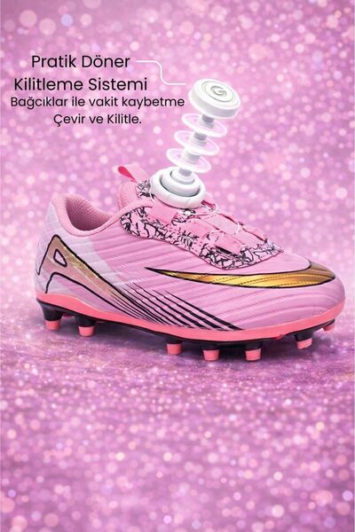 AİRBOOM Mekanizma Bağcıklı Halı Saha Ve Çim Zemin Kramponu Çocuk/Genç