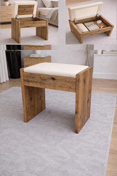 Bladimo Liona Kapaklı Puf, Dolaplı Kapaklı Puf, Yatak Odası, Antre, Hol - Atl...