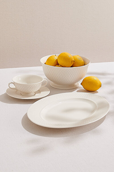 Paşabahçe Eclat Porselen Servis Tabağı Oval