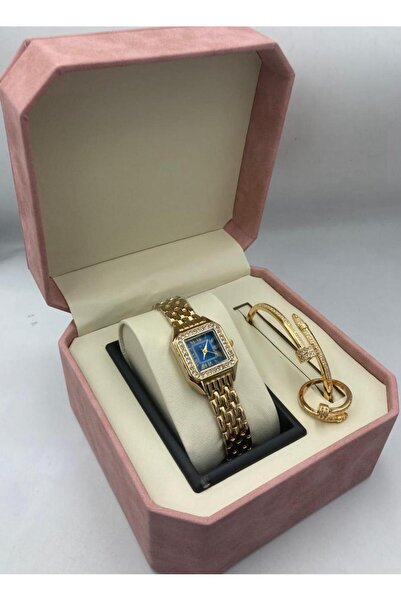 Zarif Women's watch and accessory set consisting of a watch, bracelet, and ring