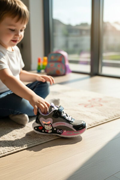 enoch Enoch Hello Kitty karakter sportske cipele za devojčice sa čičkom