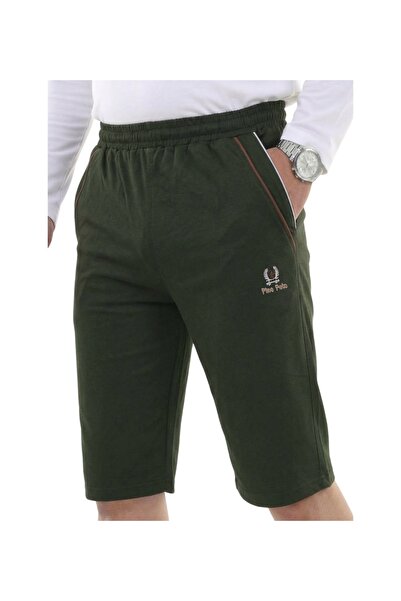 marufshop Comfortable Fit Lycra Combed Cotton Capri Khaki Suitable for Men in...