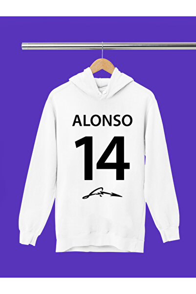 MAGORS Hanorac F1 pentru copii, cu glugă, imprimat Fernando Alonso, calitate ...