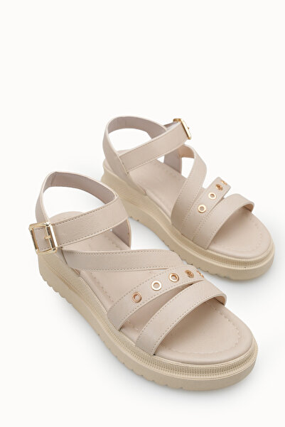 Riccon Women's Sandals 0012800 Beige