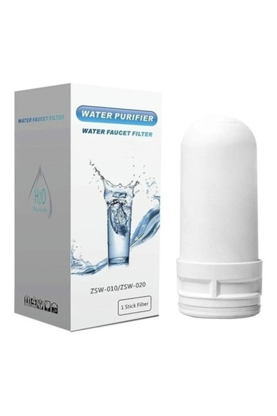 ZanaCasei Ανταλλακτικό φίλτρο βρύσης, φίλτρο καθαρισμού νερού, λευκό