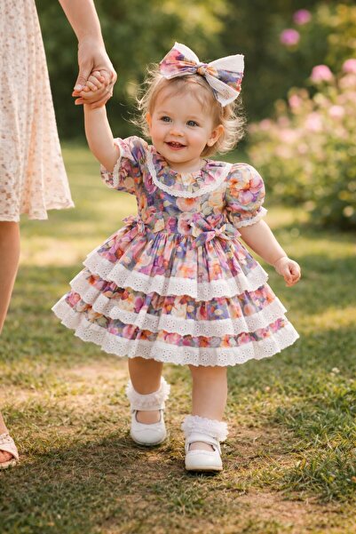 Tozpembebaby Cotton Ruffle Baby Dress