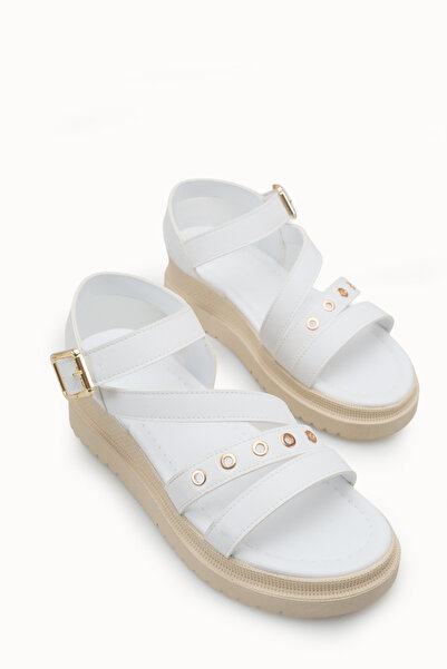 Riccon Women's Sandals 0012800 White