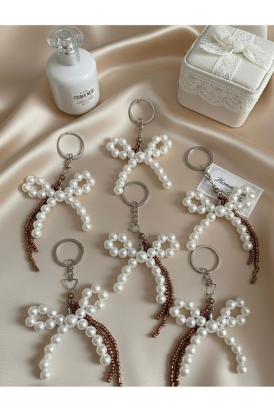 VESPERASTOREE Kurdale Pearl Keychain Bag Charm - Gift (1 Piece)