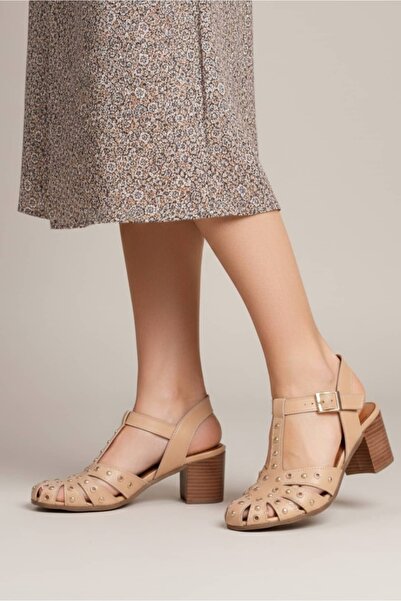 ALBİNİ Kadın Deri Zımbalı Ayakkabı 26108425Y