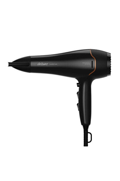 Arzum AR5142 Hairstar Profesyonel Saç Kurutma Makinesi 2300 W, 2 Hız, 3 Isı Ayarı, Siyah