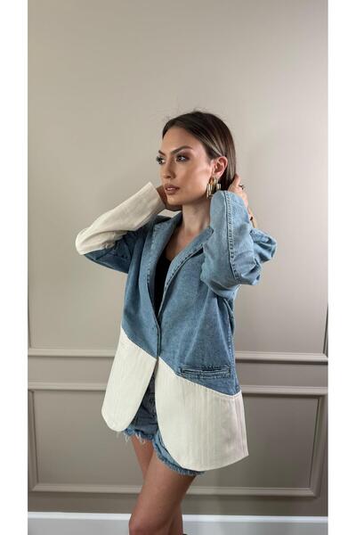 Duya Butik DENİM BLAZER CEKET