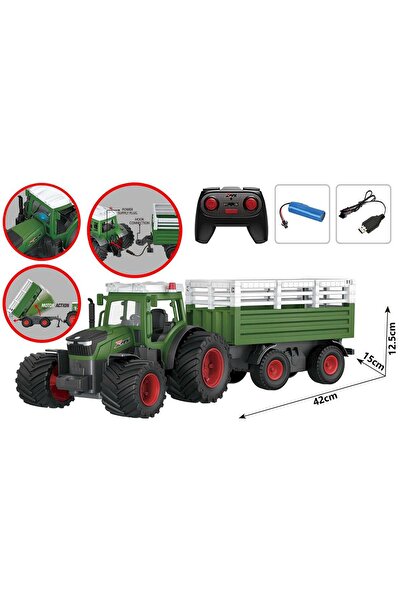 scntoys Uzaktan Kumandalı Işıklı Hareketli Römorklu Çok Fonksiyonlu 2.4 Ghz 6...