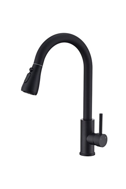 mm Black matte marble sink mixer tap