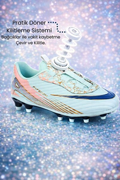 AİRBOOM Mekanizma Bağcıklı Halı Saha Ve Çim Zemin Kramponu Çocuk/Genç