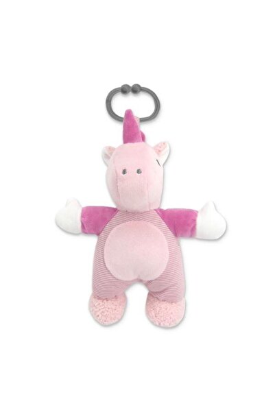 LORELLİ Jucarie de plus Unicorn, 22 cm, zornaitoare, 0 luni+, Roz