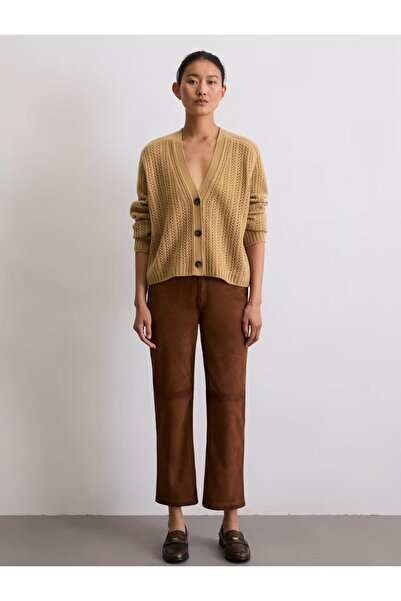 Marc O'Polo %100 Kırkım Yünü Yumuşacık Ajurlu Hırka