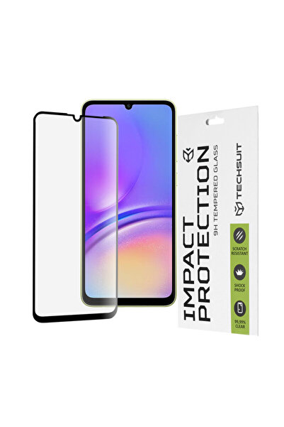 Techsuit Samsung Galaxy A05 111D Full Glue Full Cover Glass, Black