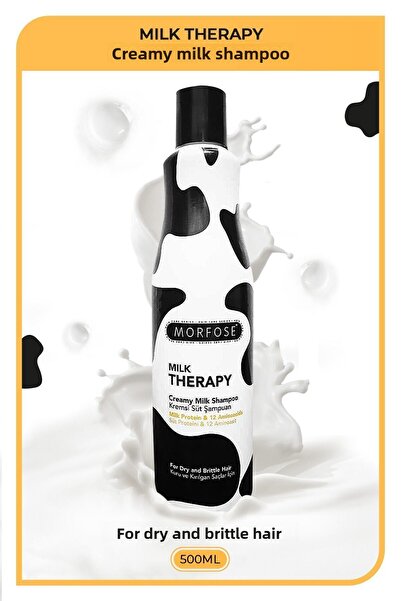 Morphose Creamy milk shampoo that moisturizes, nourishes, and repairs hair, l...