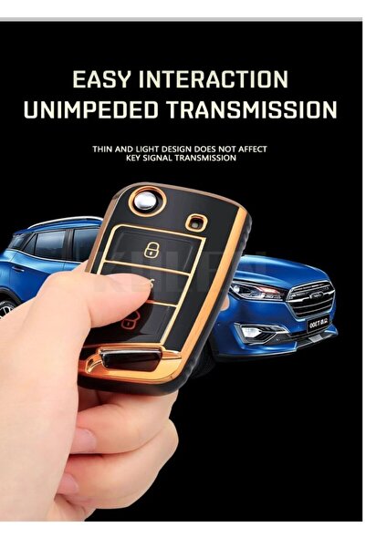 ÖZEN KEYS Seat Leon Ibiza Arona Tarraco Nano Key Protection Case Black Gold G...