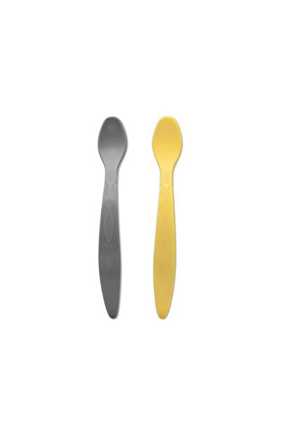 LORELLİ Set of 2 Lorelli flexible spoons, with long handle, rounded edge, Yel...