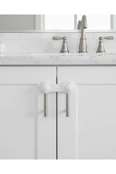 Lisinya 4 Pcs Cabinet and Drawer Safety Lock Secure Design with Double-Sided ...