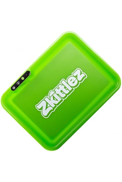 OEM Rolling Tray, Zkittlez GlowTray - Green, 28 x 21.5 x 3cm