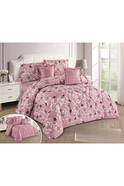 NAJMA Double-sided bedspread, one side patterned, one side plain, single and ...