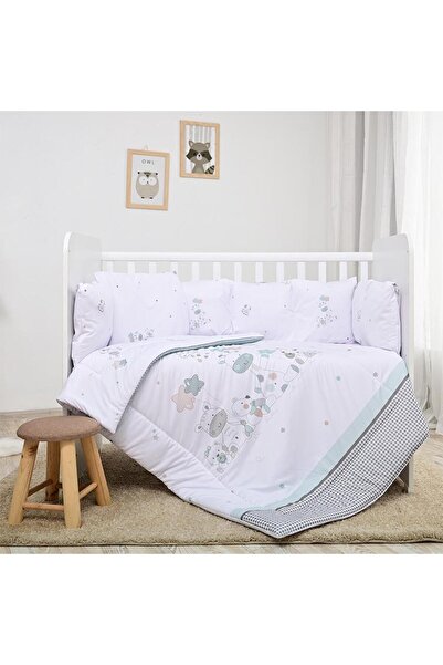 LORELLİ Set lenjerie 7 piese Lily Giraffe, bumbac ranforce, pentru paturi 60 ...