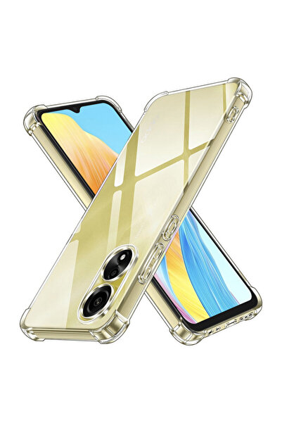 Techsuit Carcasă din silicon transparentă rezistentă la șocuri pentru Oppo A38