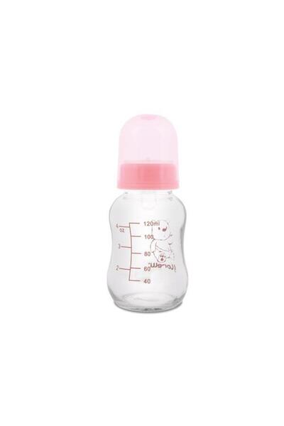 LORELLİ Biberon din sticla cu capac, 120 ml, Blush Pink