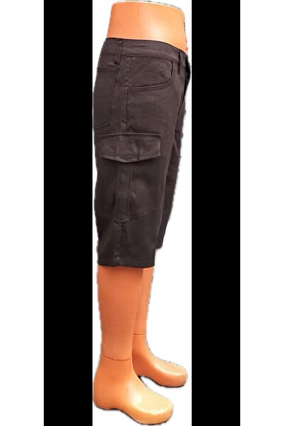 BeyzDenim Original Linen Shorts-Capri Plus Size Battal