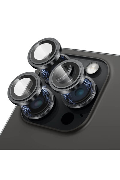 Lito iPhone 15 Pro Camera Protector S+, black