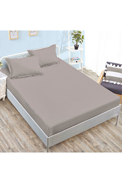 TextiLici Damask-polycotton bed cover set, universal, 160 or 180 x200 cm, wit...