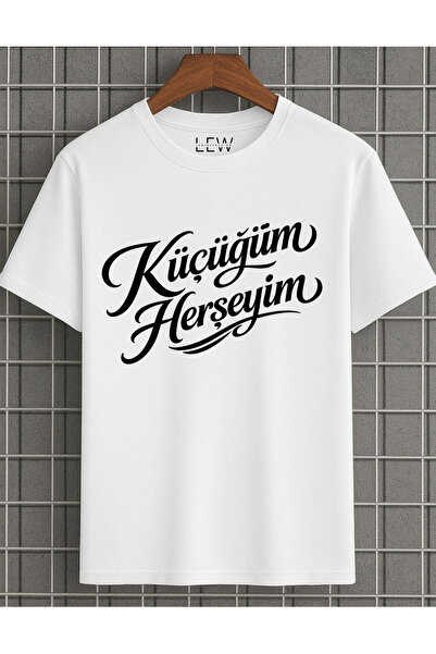 lovver Tricou concept din bumbac cu imprimeu premium, cu design cu versuri de...