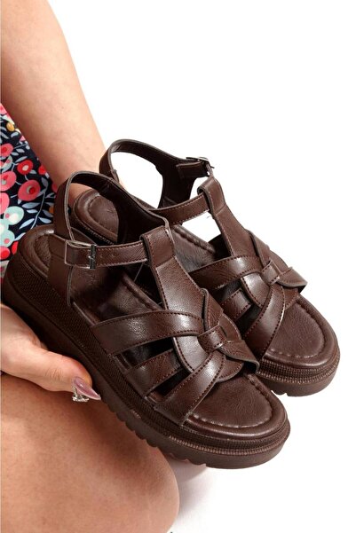 SH SİLVER MODA New Season Wedge-Soled Sandals Are Very Durable and Comfortabl...