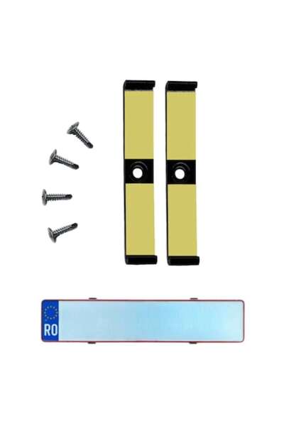 OEM Ultra Slim License Plate Holder Set - 4 Pieces Front and Back, Without Fr...