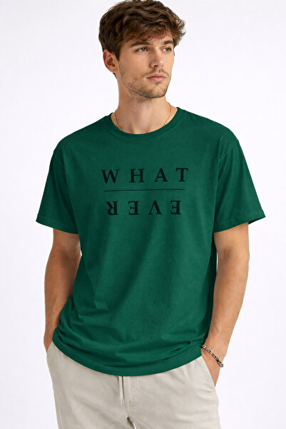 ArtYus What |   Ever Printed Cotton Relaxed Fit Round Neck Unisex T-Shirt