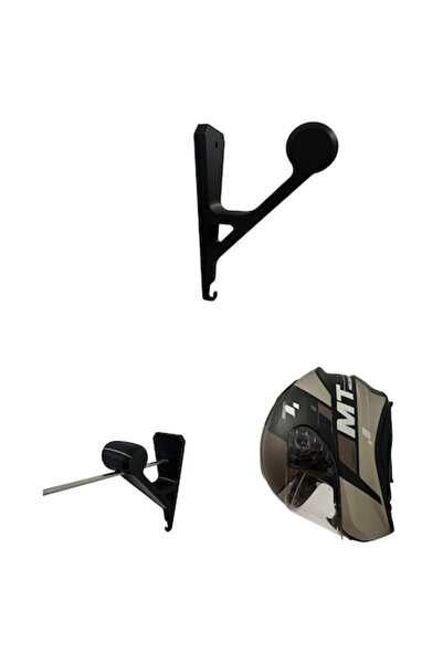 OEM Suport pentru cască de motocicletă, montare pe perete, negru