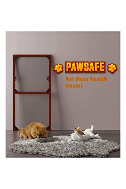 Palace Aluminium PawSafe Sabit Tak-Çıkar Kapı Sineklik