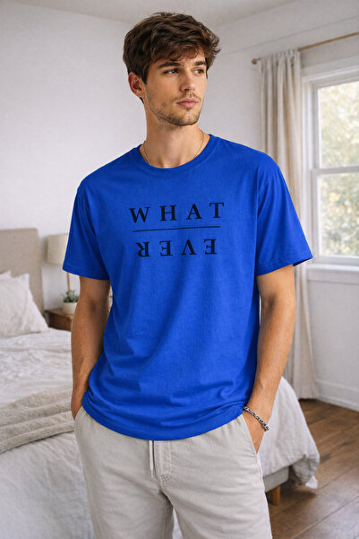 ArtYus What |   Ever Printed Cotton Relaxed Fit Round Neck Unisex T-Shirt