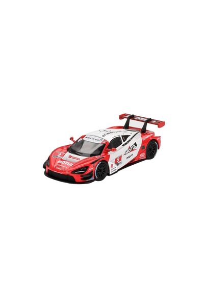 mini gt Model car Mclaren 720s Gt3 Evo Pfaffmotorsports Laguna Seca 2024 1:64...