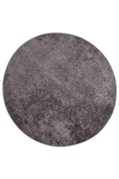 Concept Covor lavabil, gri, φ120 cm , antiderapant