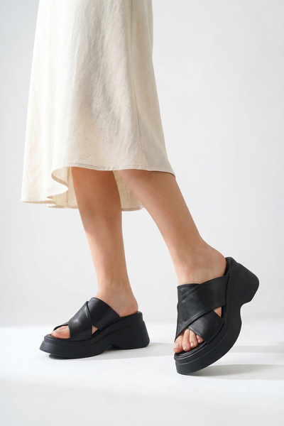 Riccon Papuci de damă 0012914 Negru