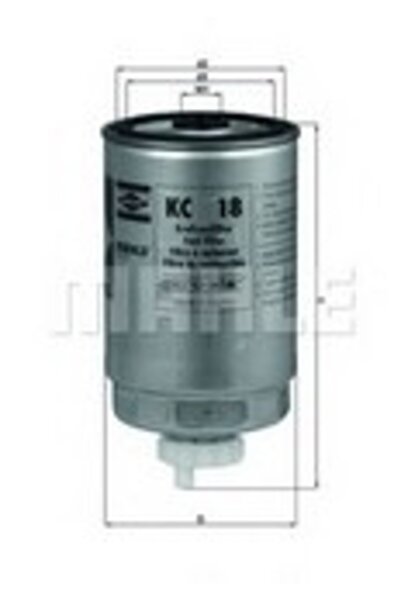 Mahle Original Filtru de combustibil KC 18
